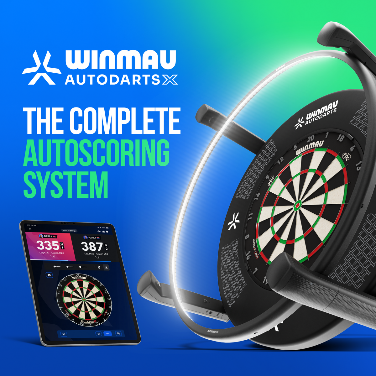 Winmau Autodarts X | Automatic Darts Scoring System