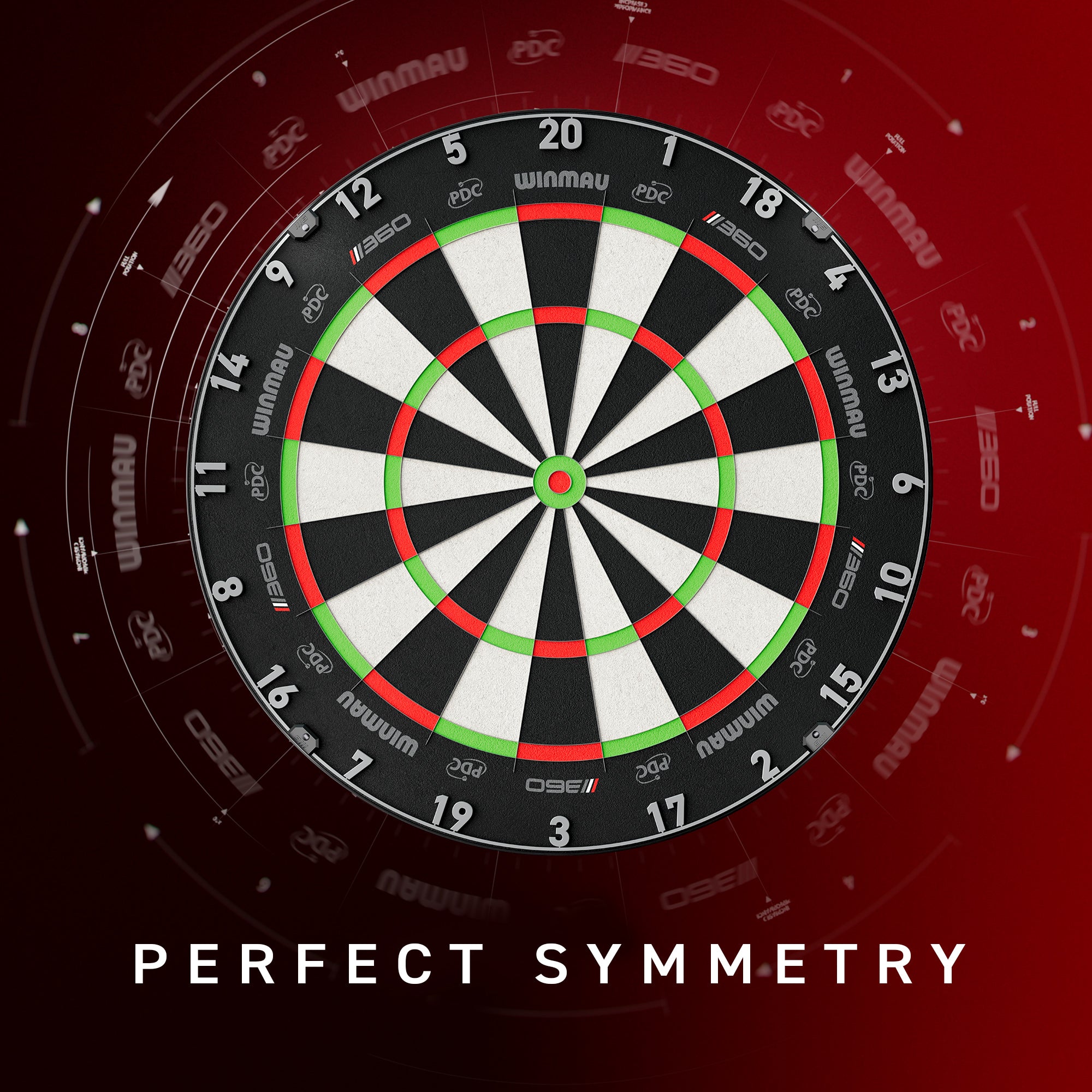 Winmau Blade 360 Triple Core Dartboard - Official PDC