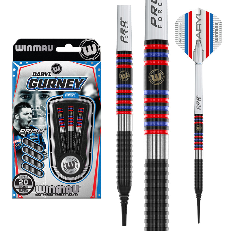 Winmau Daryl Gurney 85% Pro-Series Softip