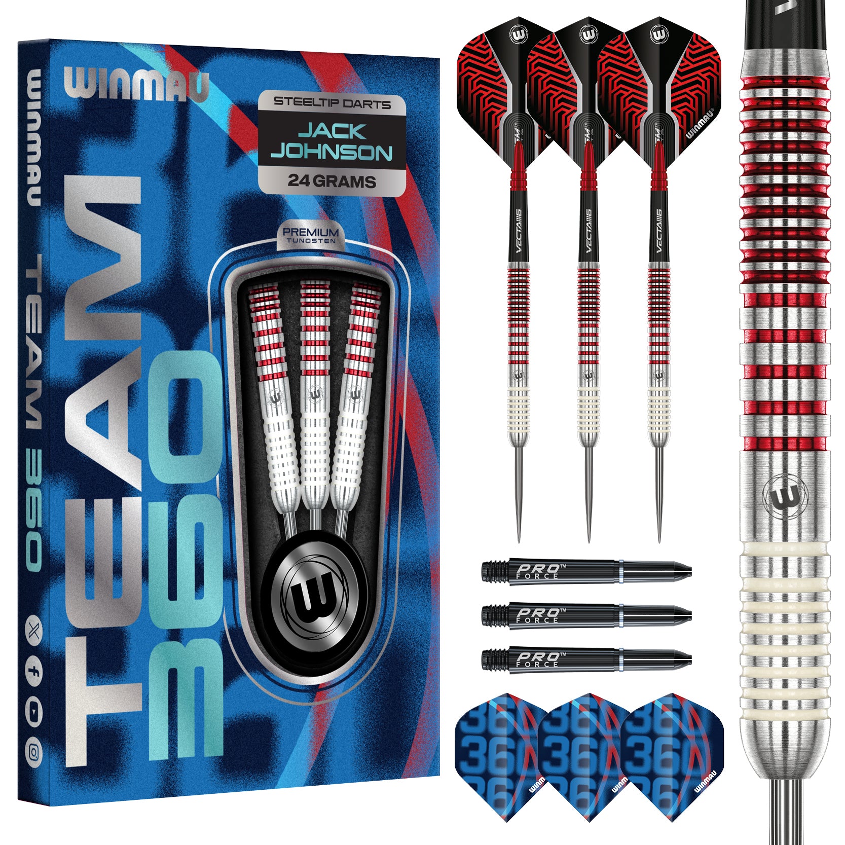 Harrow's Ryan Searle Heavy Metal stalen darts | 22g | 7-HA38985 Harrow's Ryan Searle Heavy Metal stalen darts | 22g | 7-HA38985