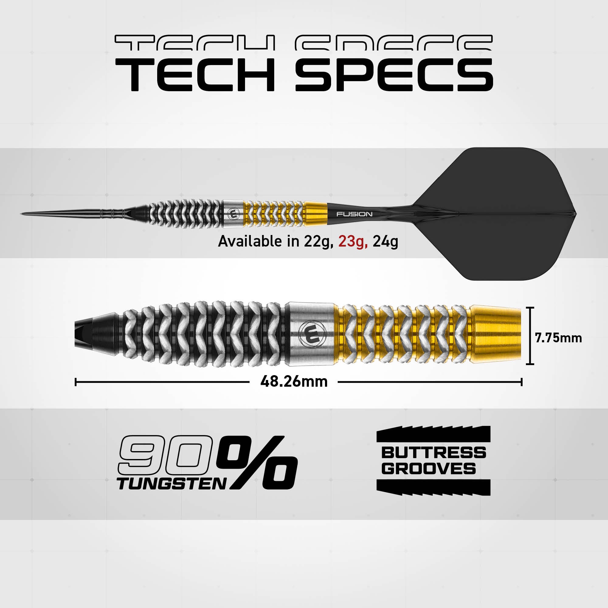 Winmau Exion 90% Switch Point Darts | Torpedo