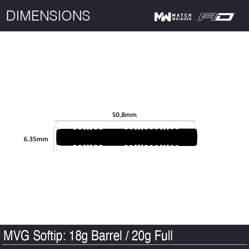 Winmau MvG 85% Pro-Series Softip