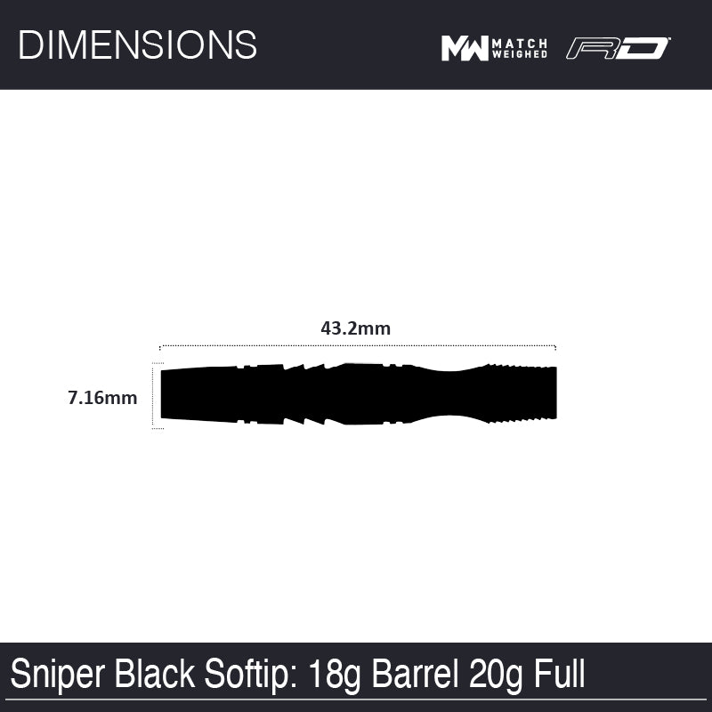 Sniper Black Soft Tip