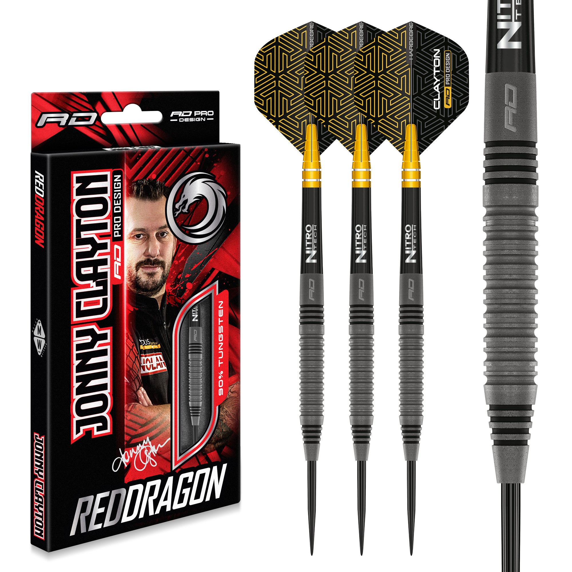 Jonny Clayton Oxide Edition Darts | 90% Tungsten | 23g & 25g