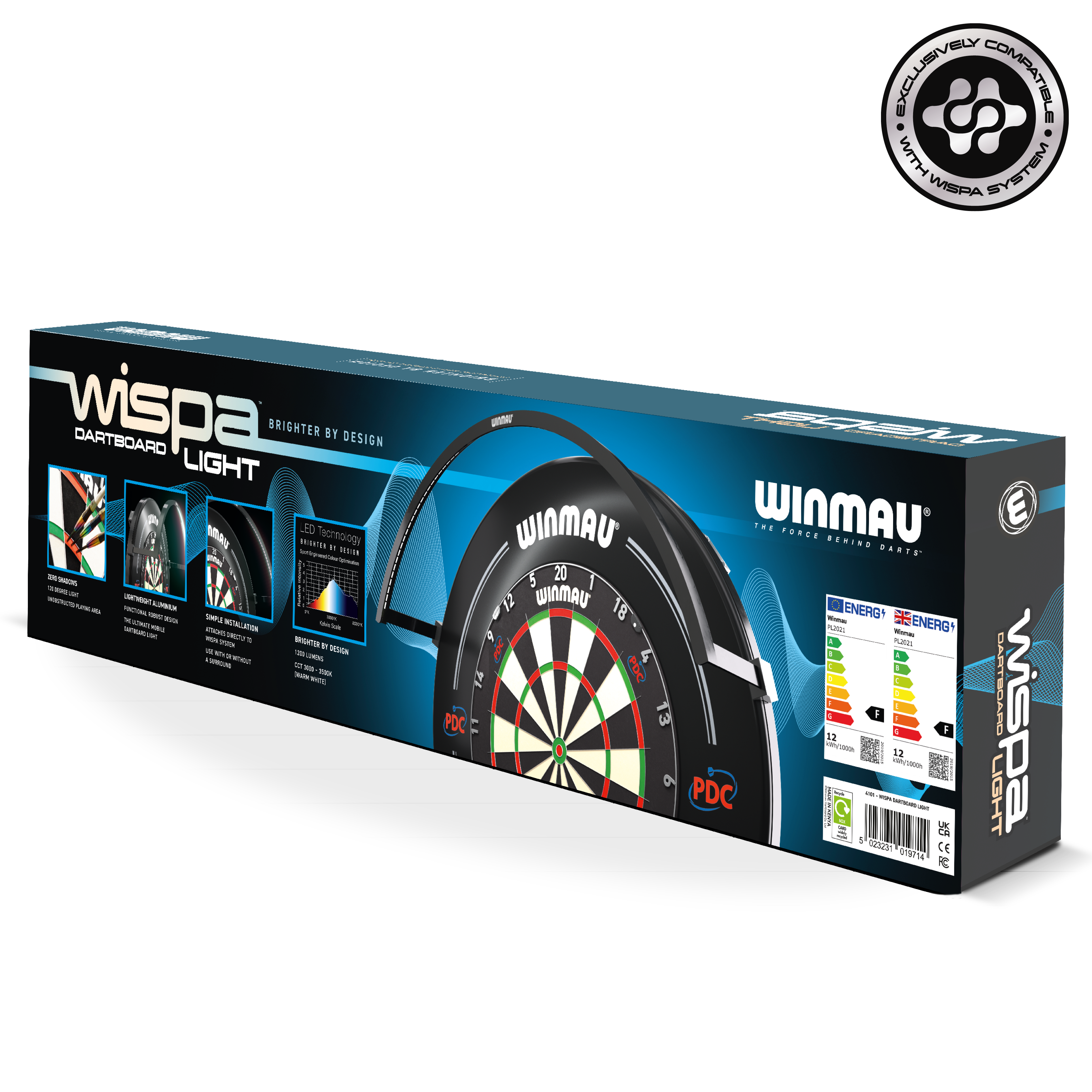 Winmau Wispa Dartboard Light