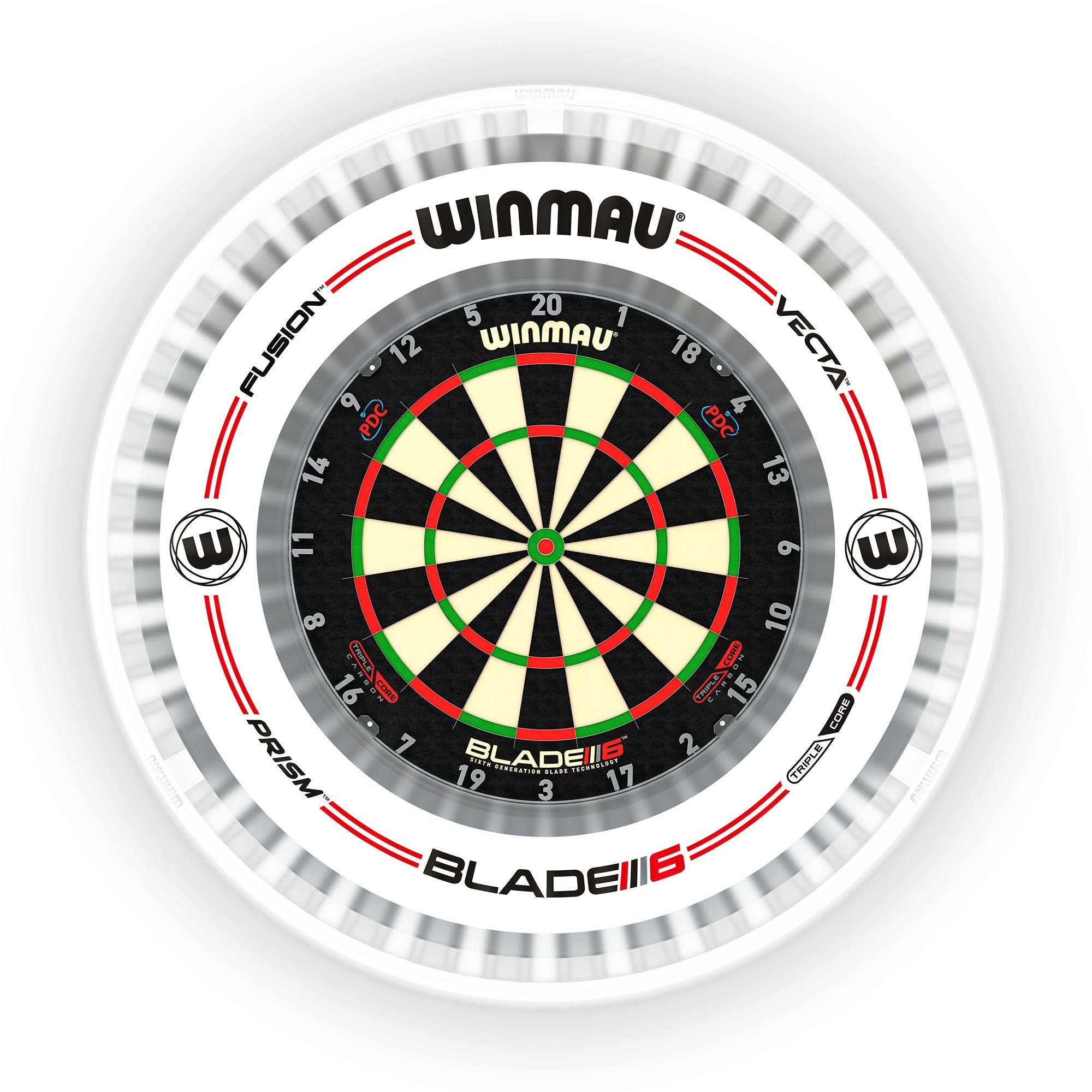 Winmau Dartboard Surround mit Aufdruck - Grün Winmau Dartboard Surround mit Aufdruck - Grün