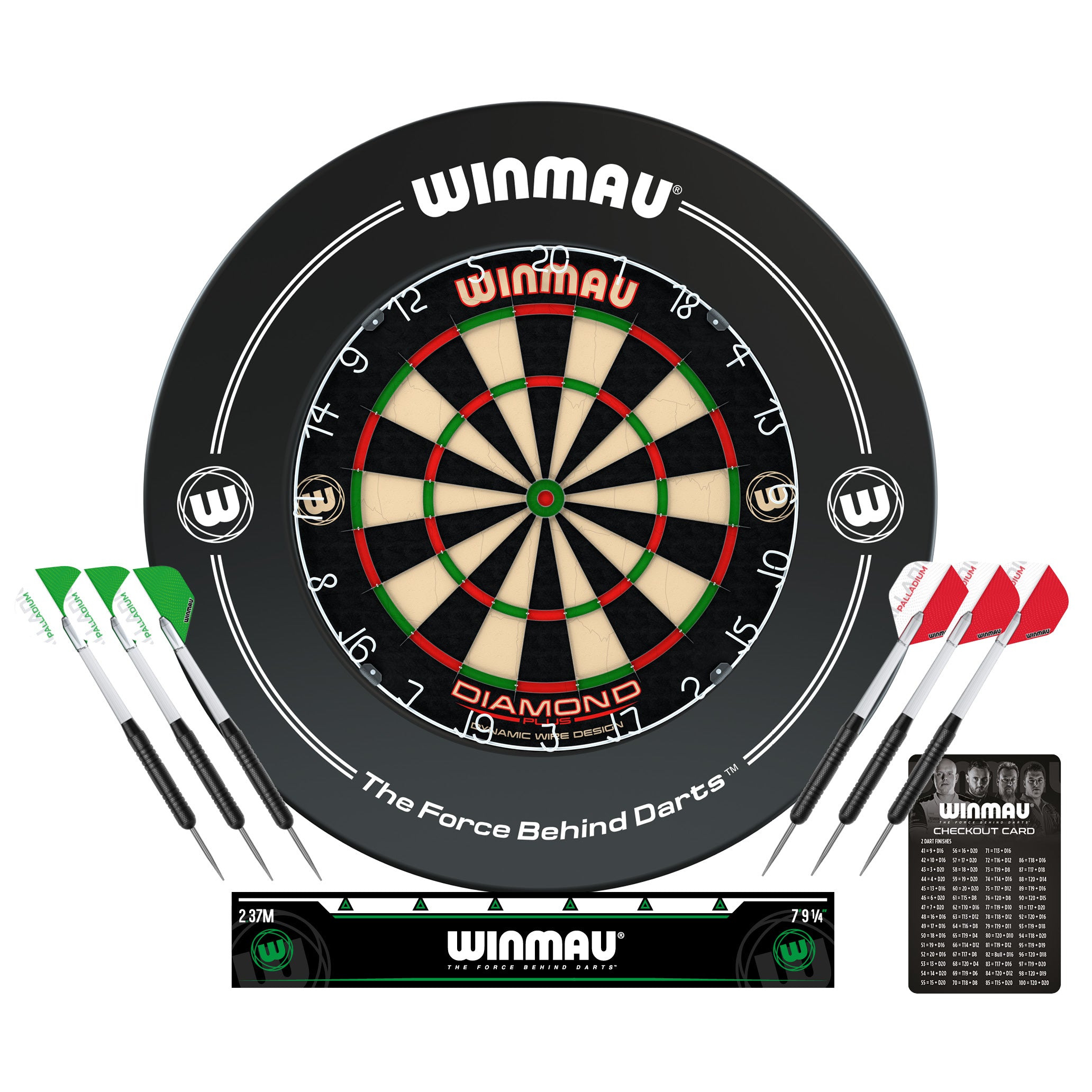 Professional Diamond Plus Dartboard Surround Set