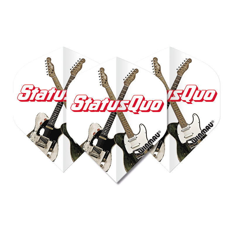 Status Quo White Guitars Standard