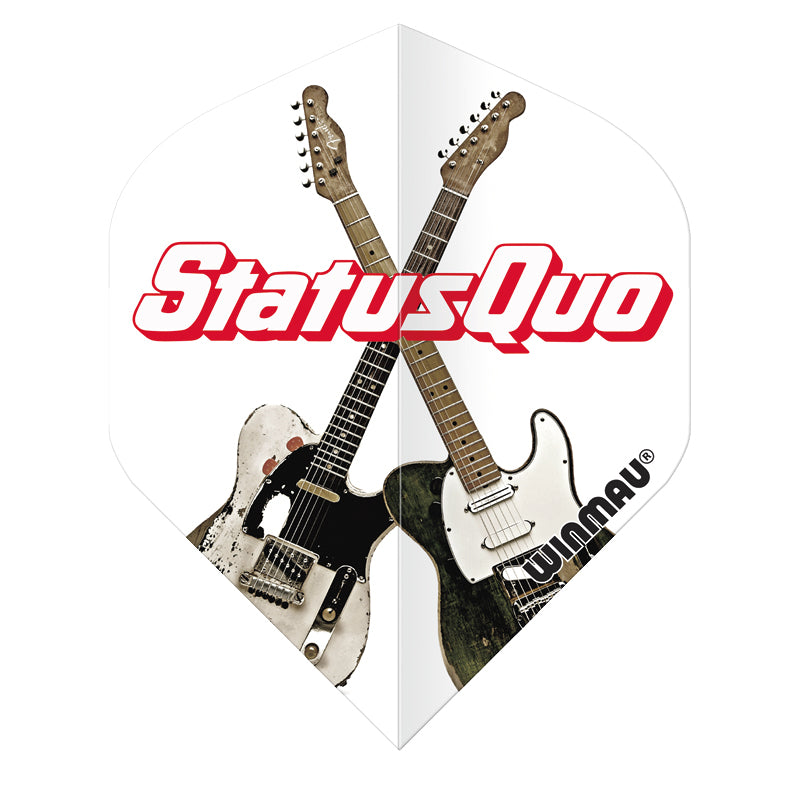 Status Quo White Guitars Standard