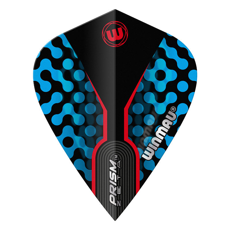 Blue, Black & Red Prism Zeta Kite