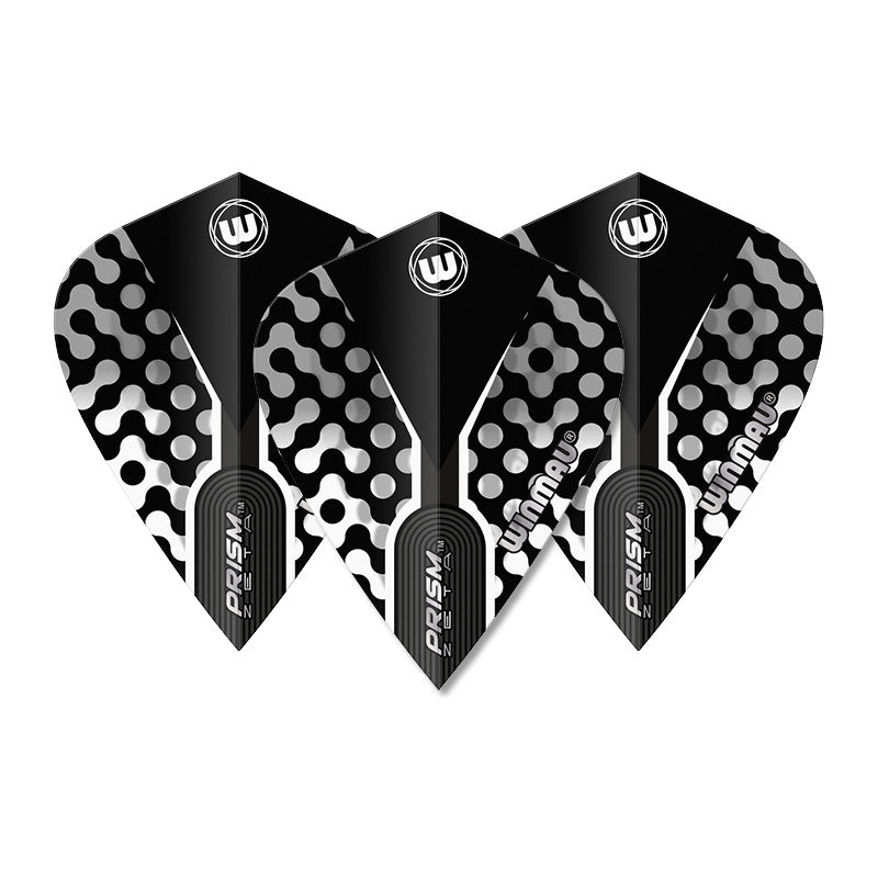 Black, White & Grey Prism Zeta Kite