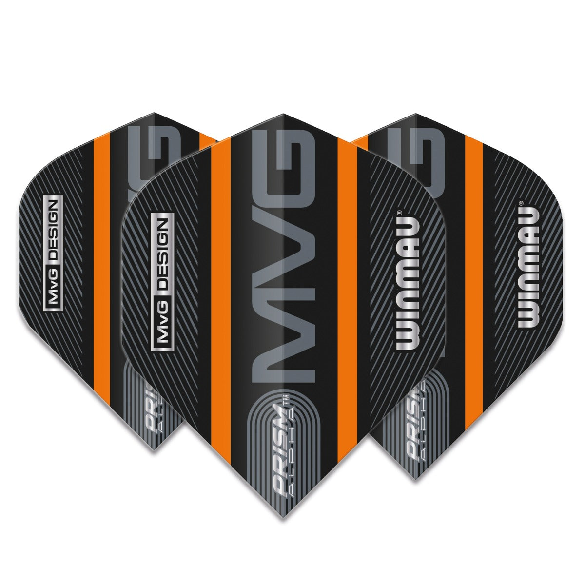 MVG Black & Orange Logo Stripe Prism Alpha Standard