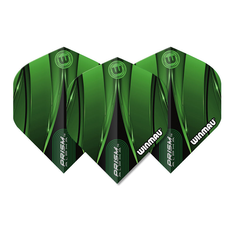 Winmau Prism Alpha Green Black Flight Standard