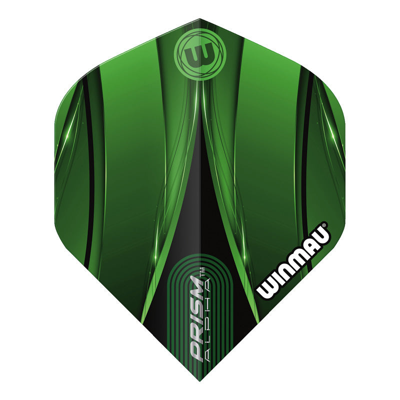 Winmau Prism Alpha Green Black Flight Standard