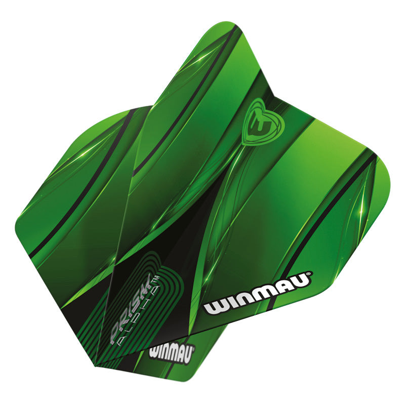 Winmau Prism Alpha Green Black Flight Standard