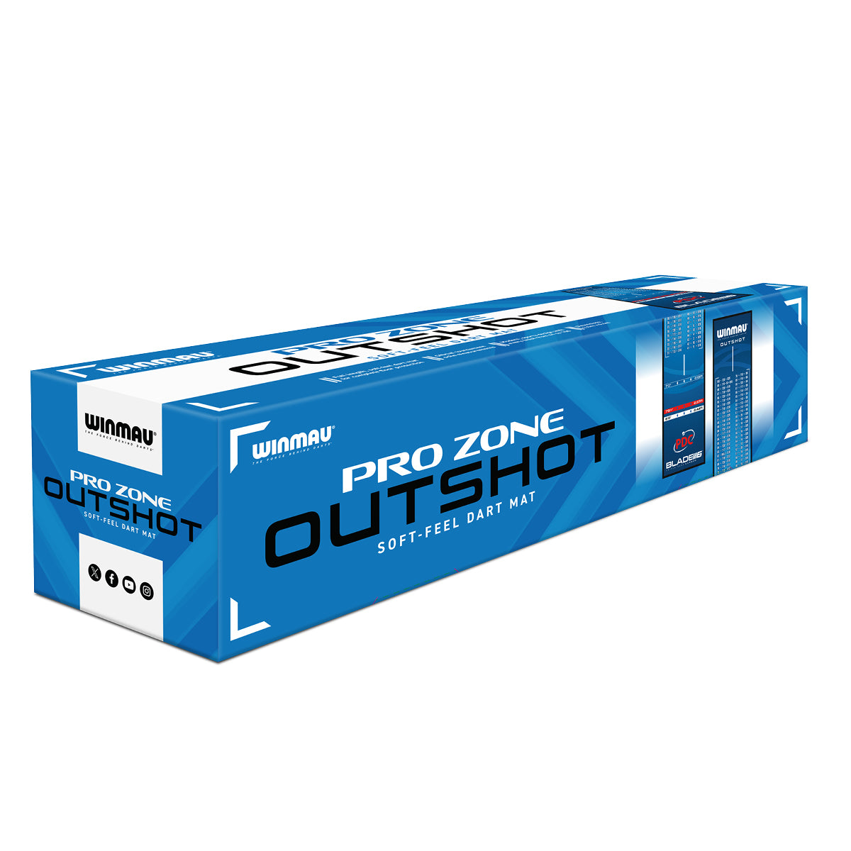 Pro Zone Outshot Soft Feel Dart Mat