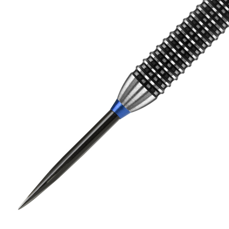 Red Dragon Specialist Dart Points - Black Standard 32mm with Blue Trident