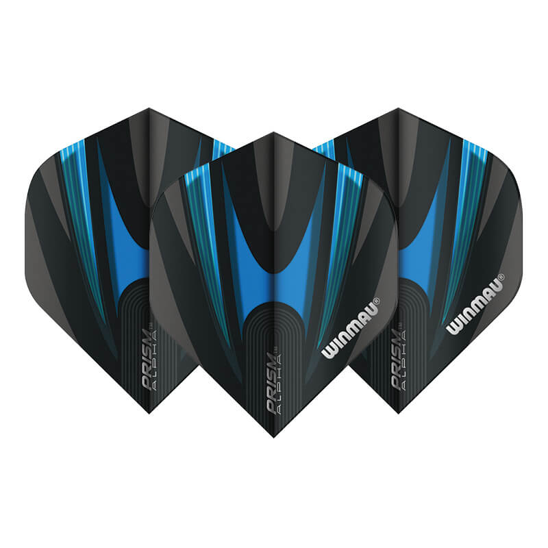 Winmau Prism Alpha Black & Blue