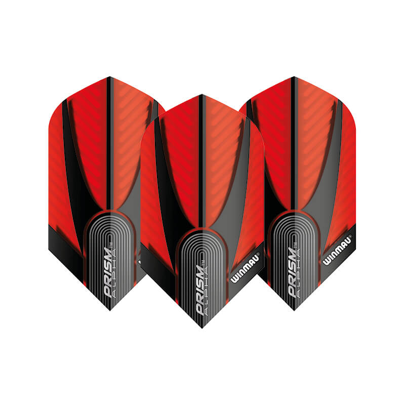 Winmau Prism Alpha Slim Red & Black