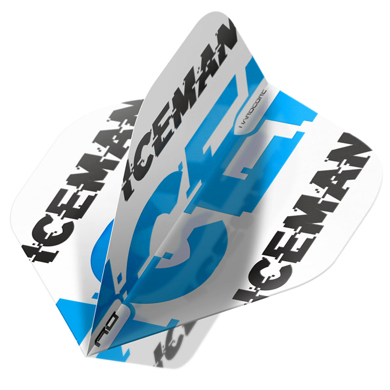 Hardcore Gerwyn Price - White & Blue Logo Flights