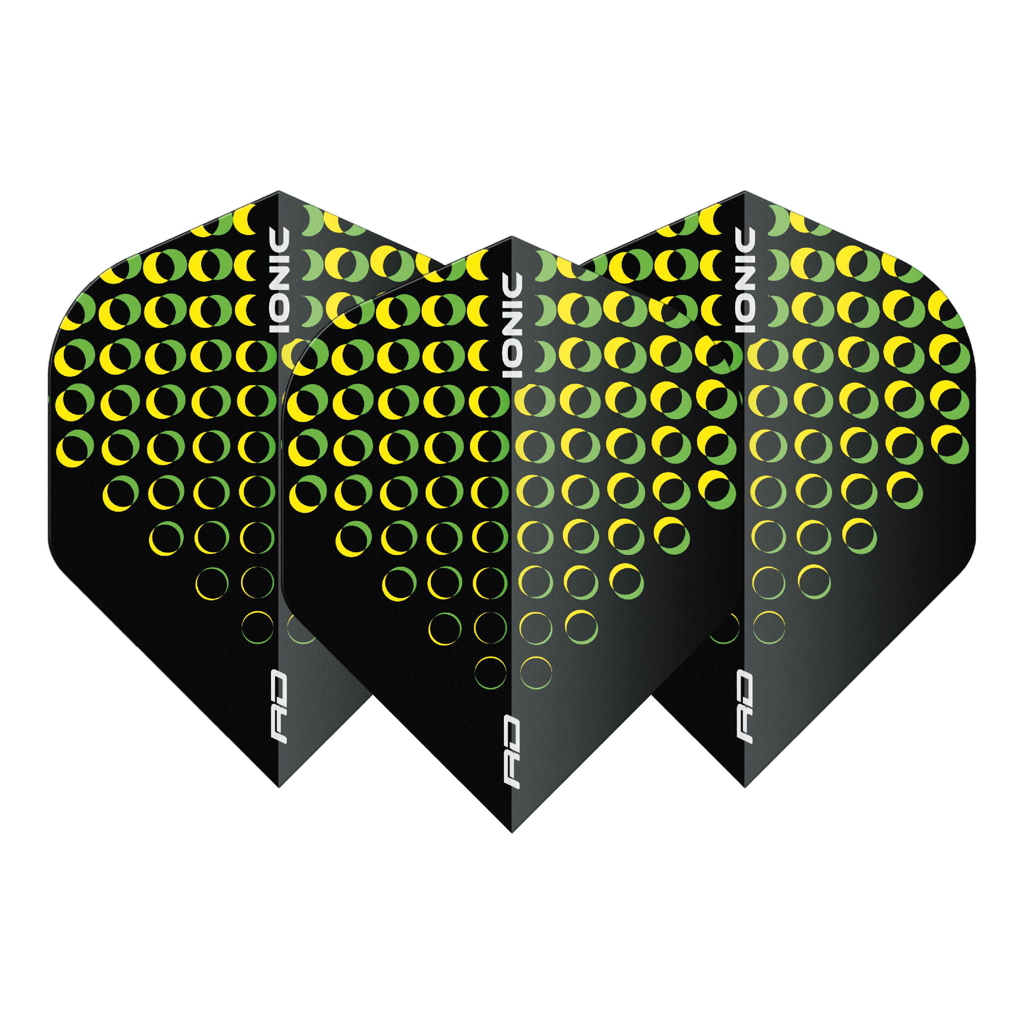 Hardcore Ionic Yellow Dart Flights
