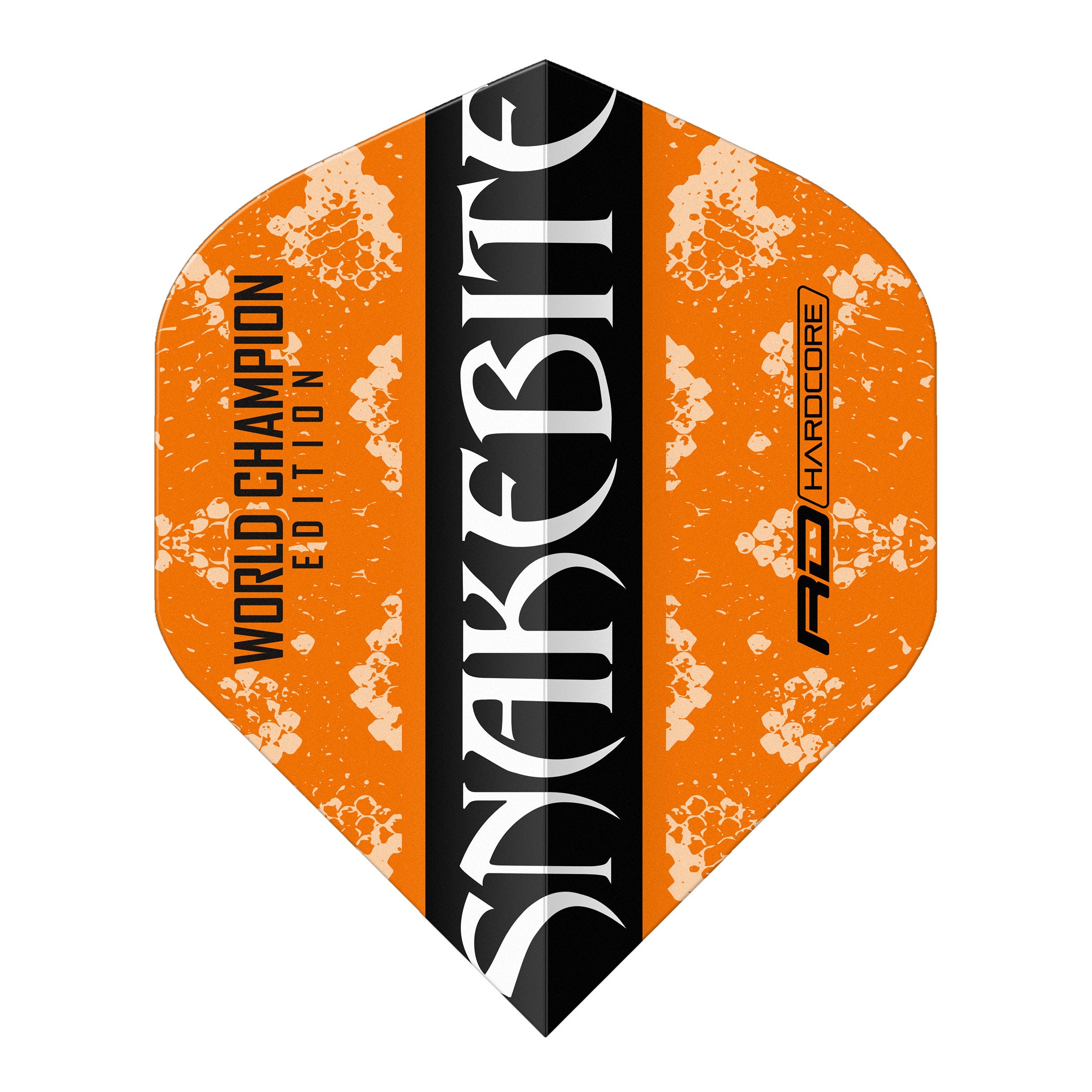 Peter Wright Orange & Black Yin Yang Standard