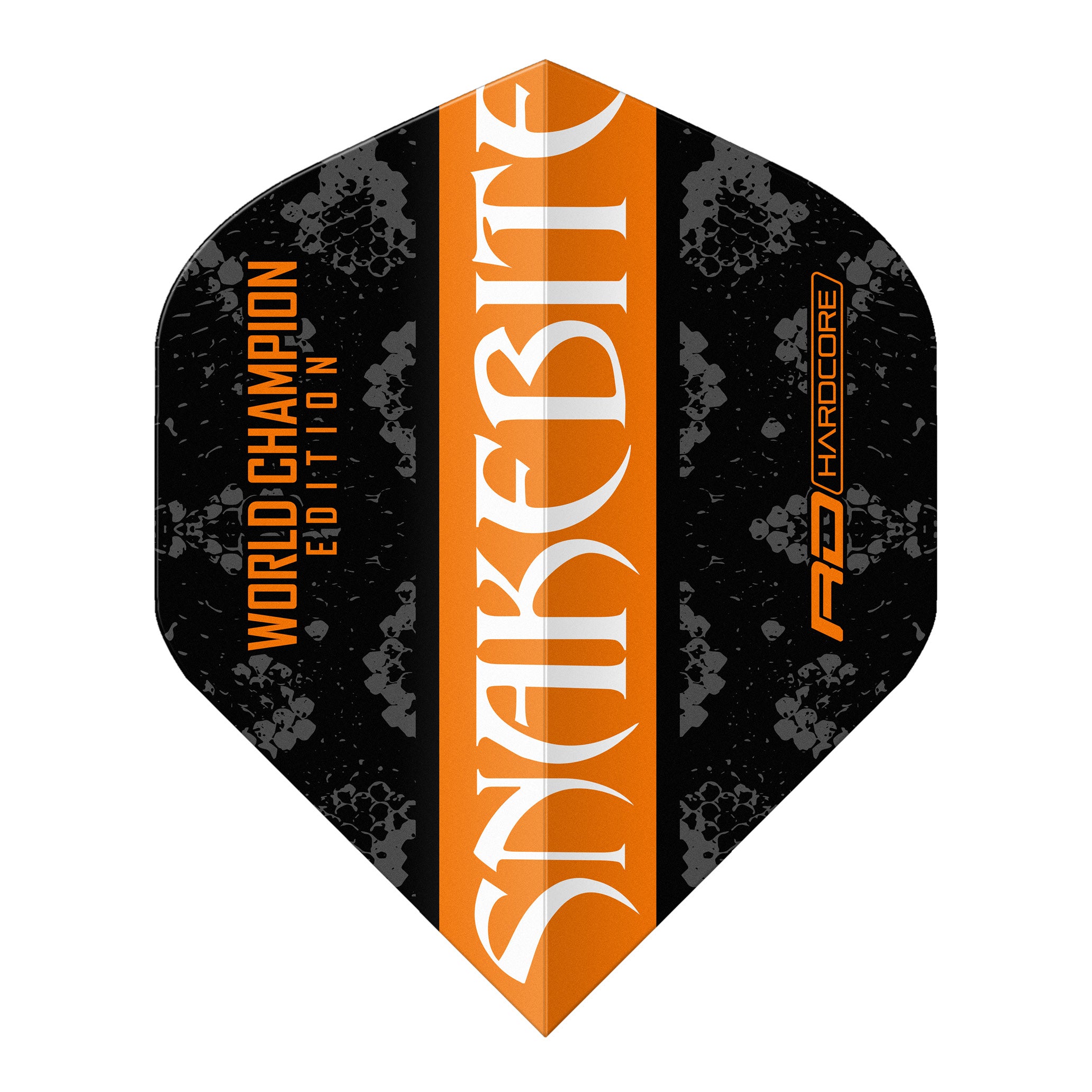 Peter Wright Orange & Black Yin Yang Standard