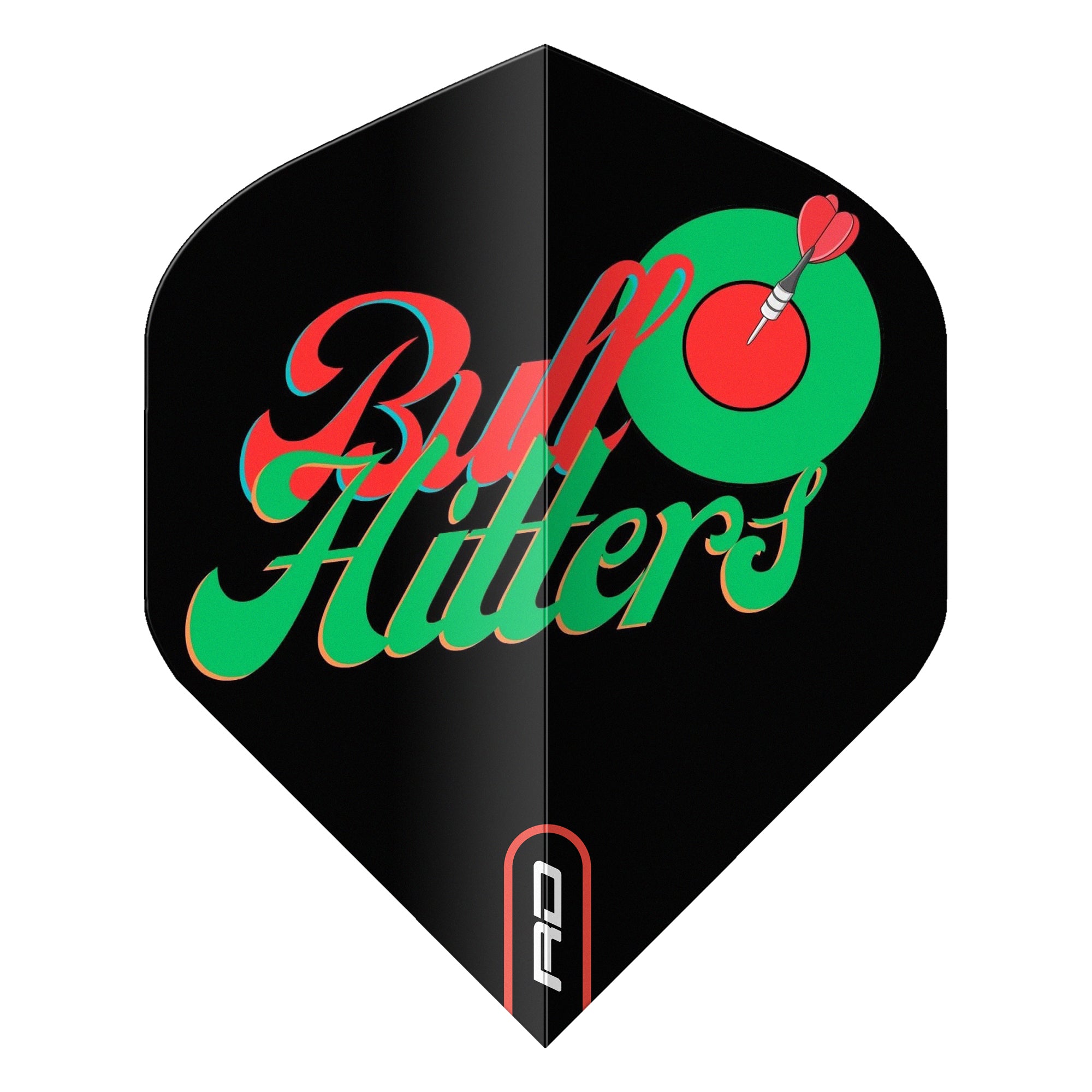 Red Dragon Bullhitters Black, Red and Green Extra Thick Standard Dart Flights