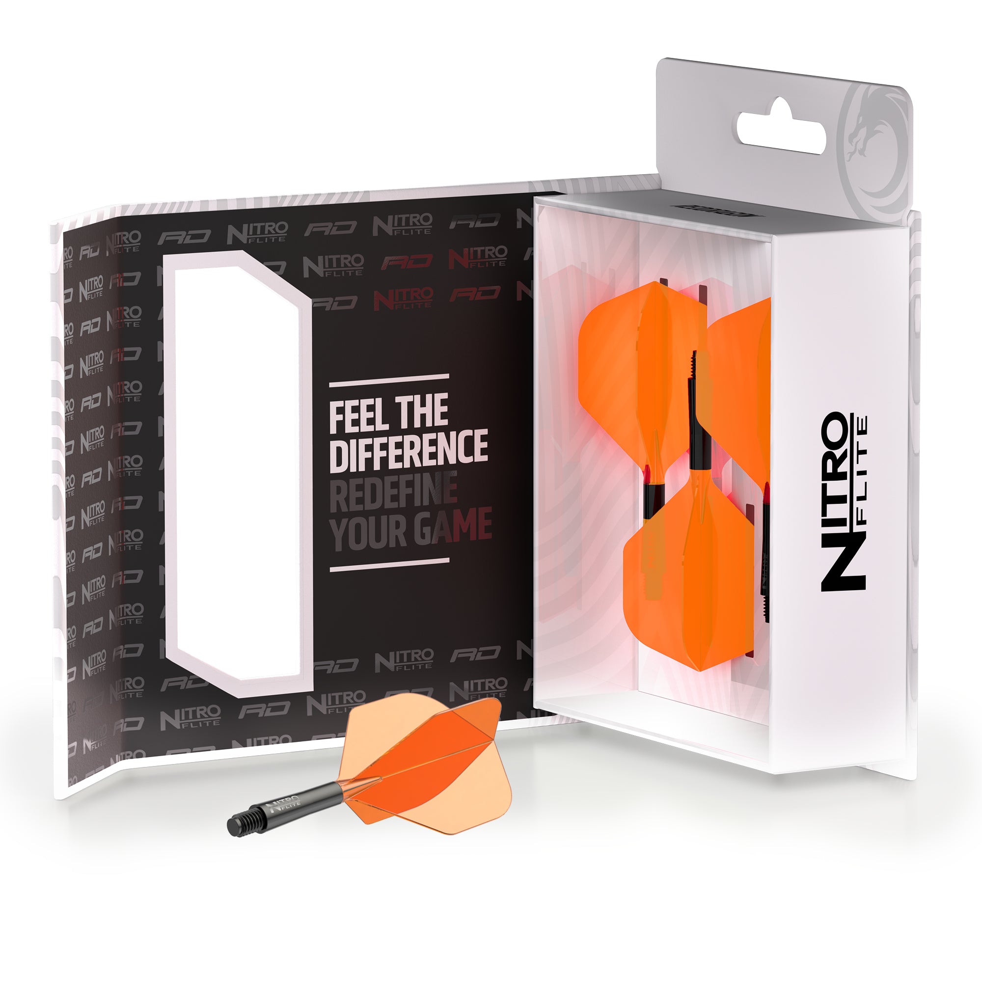 Red Dragon Nitro Flite Orange and Black