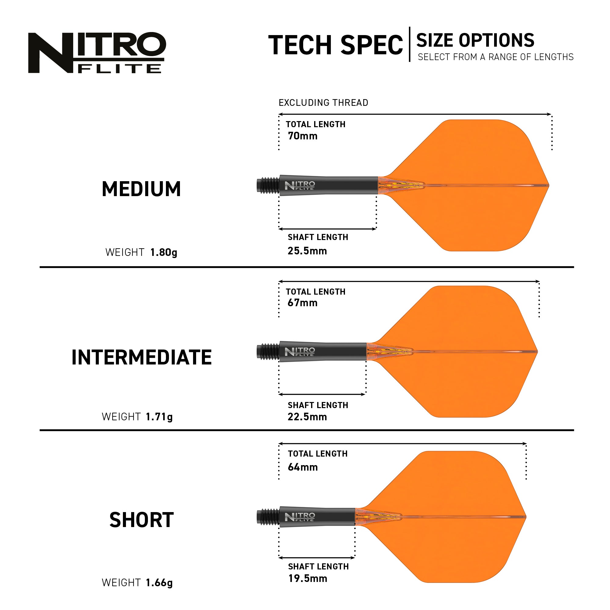 Red Dragon Nitro Flite Orange and Black
