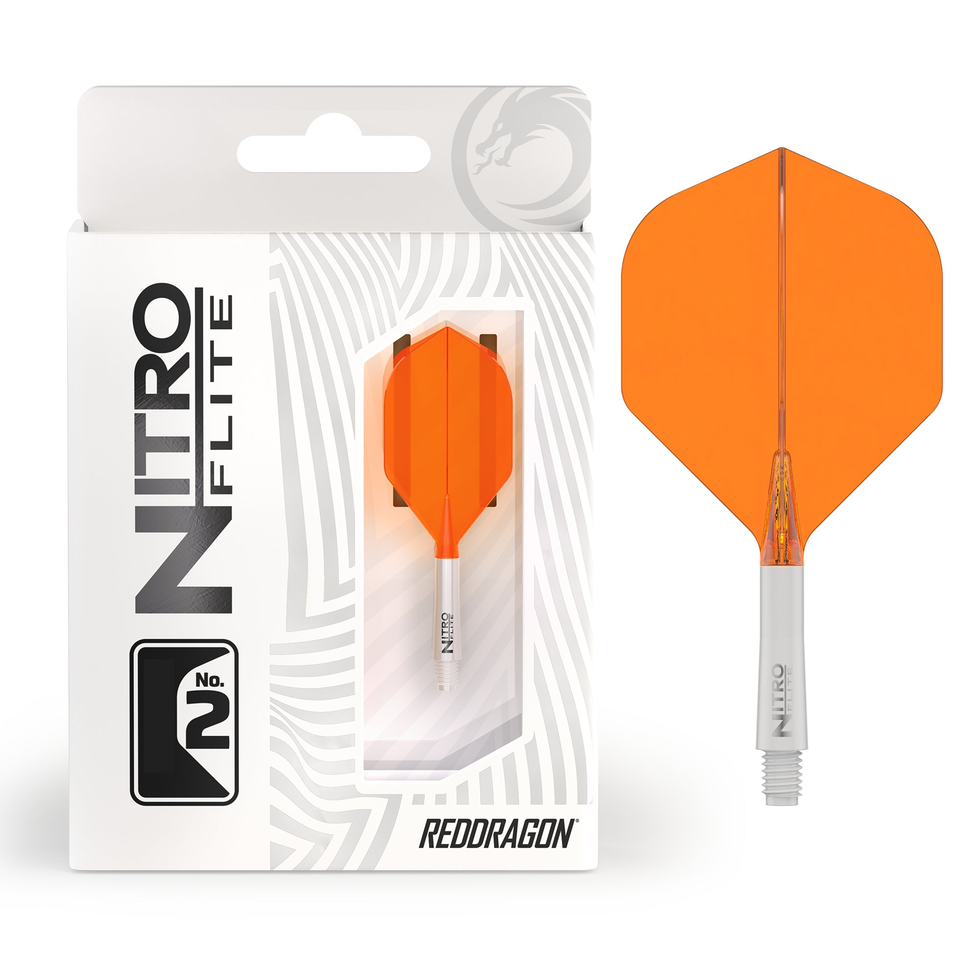 Red Dragon Nitro Flite Orange and White