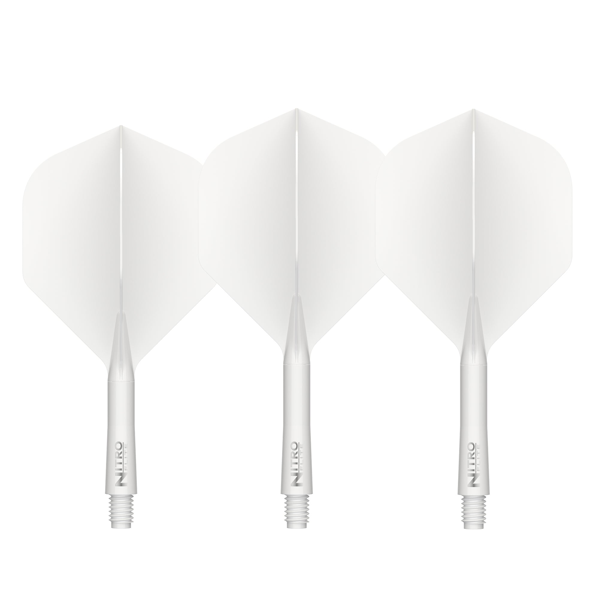 Red Dragon Nitro Flite Solid White and White