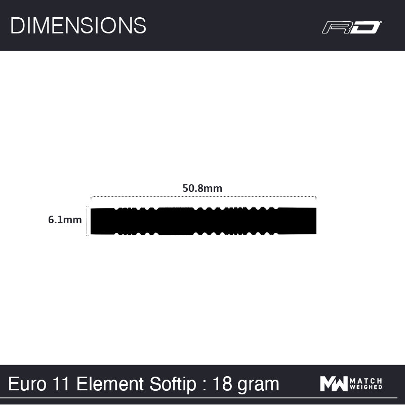 PW Euro 11 Element 18g Softip - Image 7