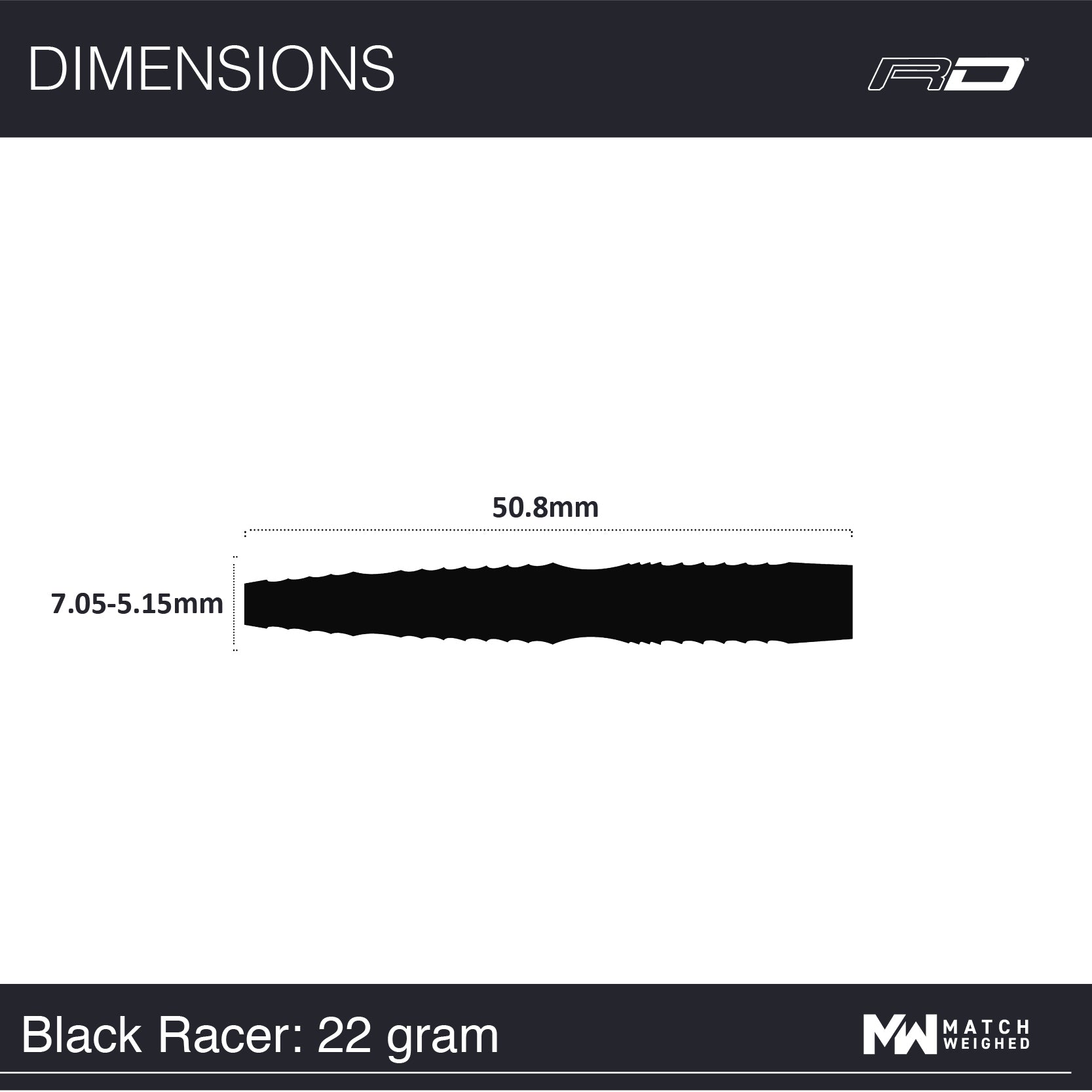 RDD2381_Peter Wright Black Racer 22g - Image 7