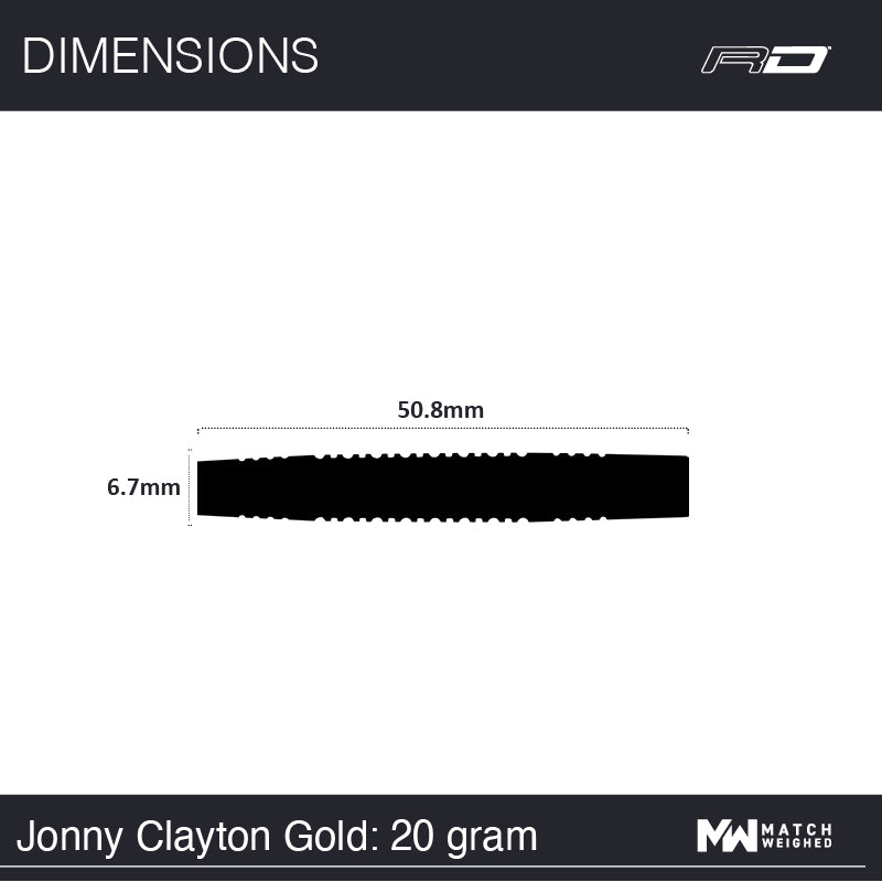 RDD2394_Jonny Clayton Gold 20g Softip - Image 7