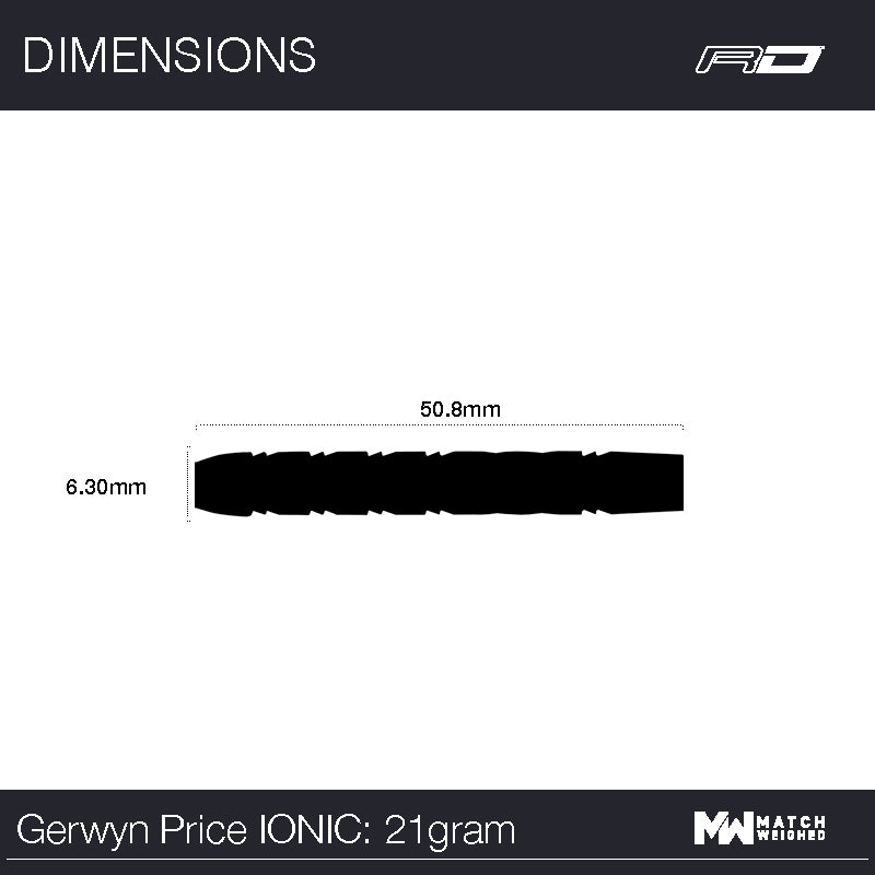 RDD2499 Gerwyn Price - Ionic 21g - Image 7