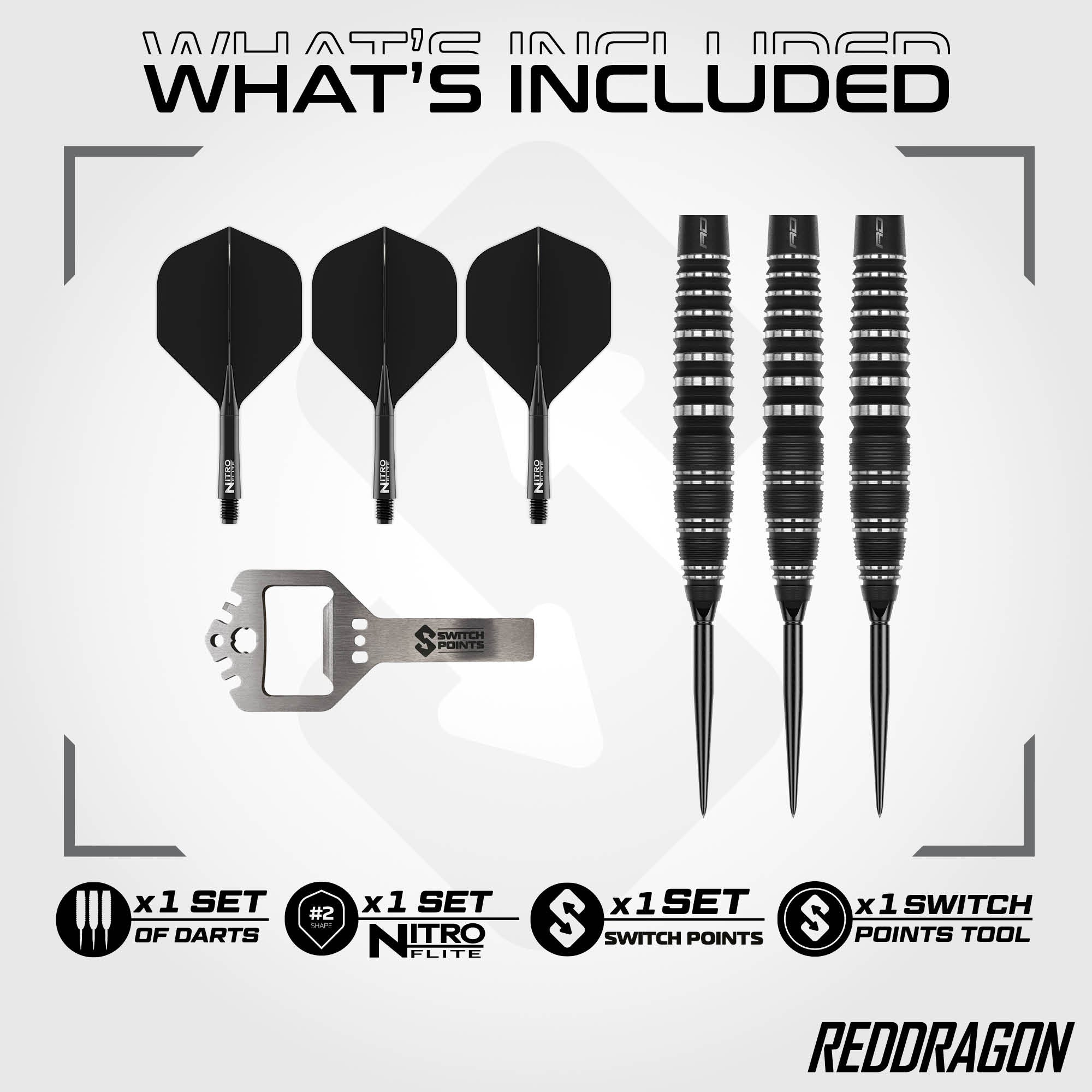 Sable 03 90% Switch Point Darts | Bomb