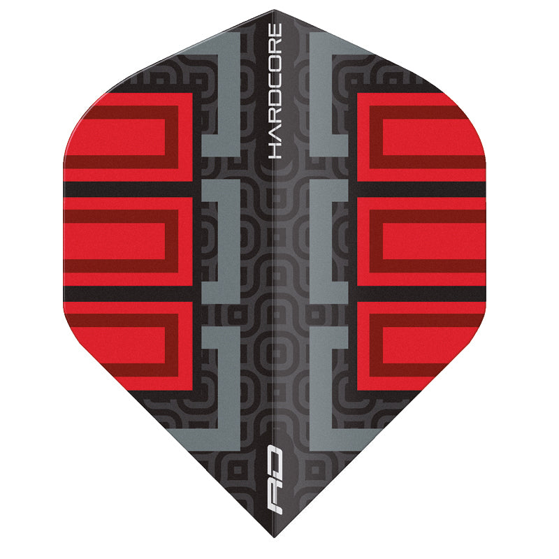 Black & Red Blocks Hardcore Radical Standard