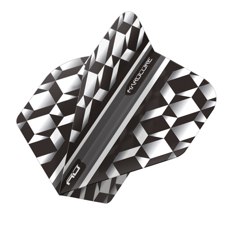 White & Black Geometric Hardcore Radical Standard
