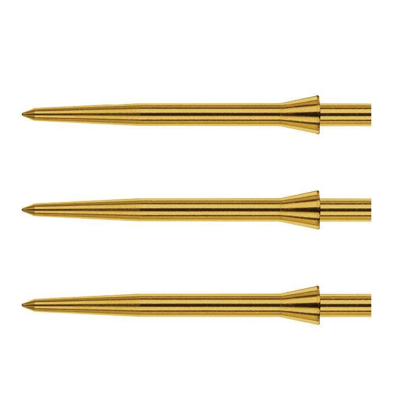 Red Dragon Specialist Dart Points - Gold Effect Raptor GT Plain Points 33mm