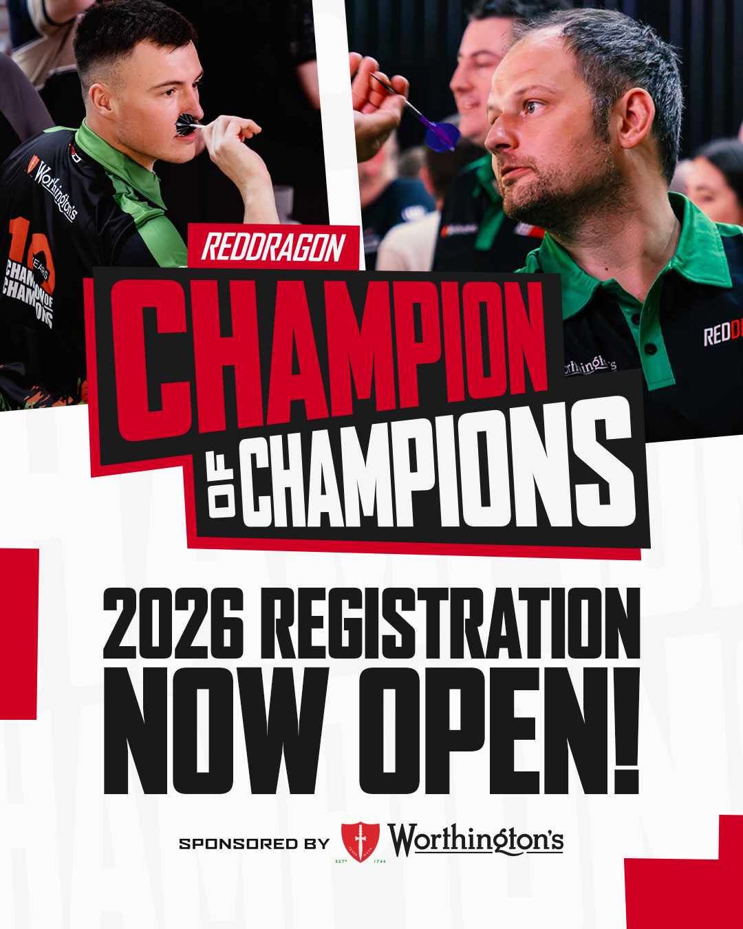 Red Dragon Champion of Champions 2026 Player Registration
