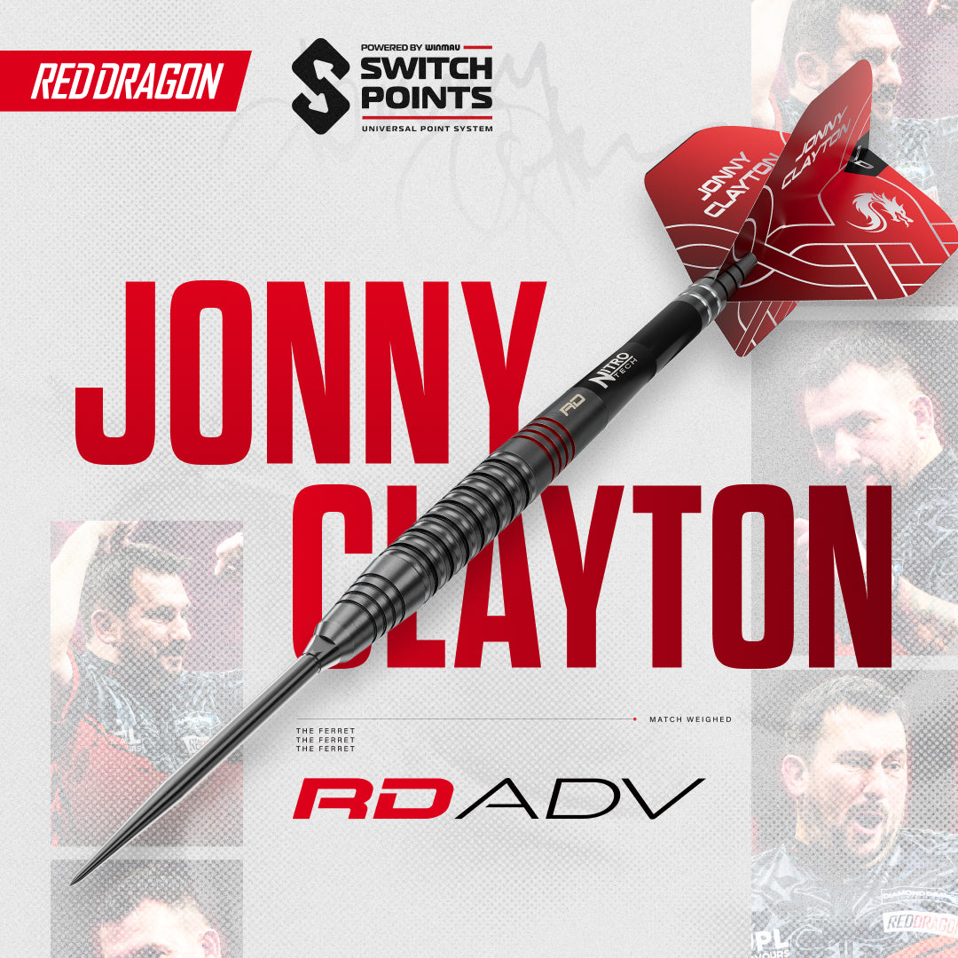 Jonny Clayton RD-ADV 90% Switch Point Darts