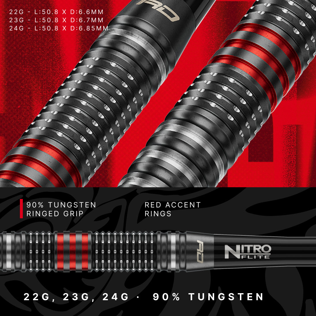 Jonny Clayton RD-PRO 90% Switch Point Darts