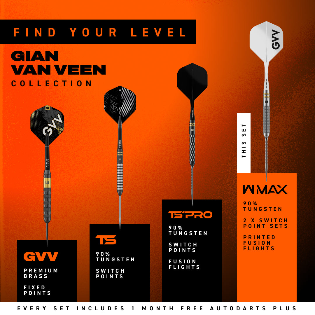 Gian van Veen W-Max 90% Switch Point Darts