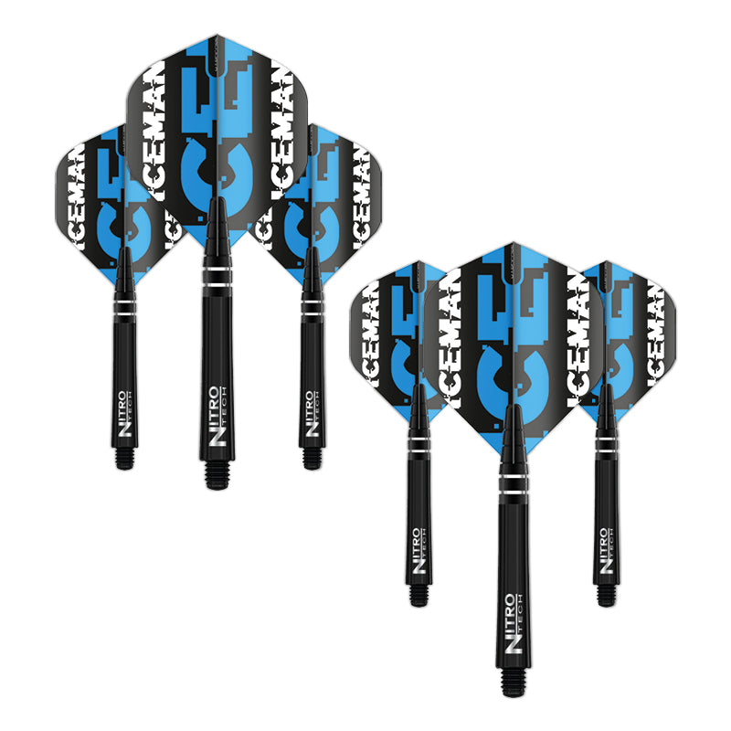 Flight & Shaft Combo - Iceman Blue