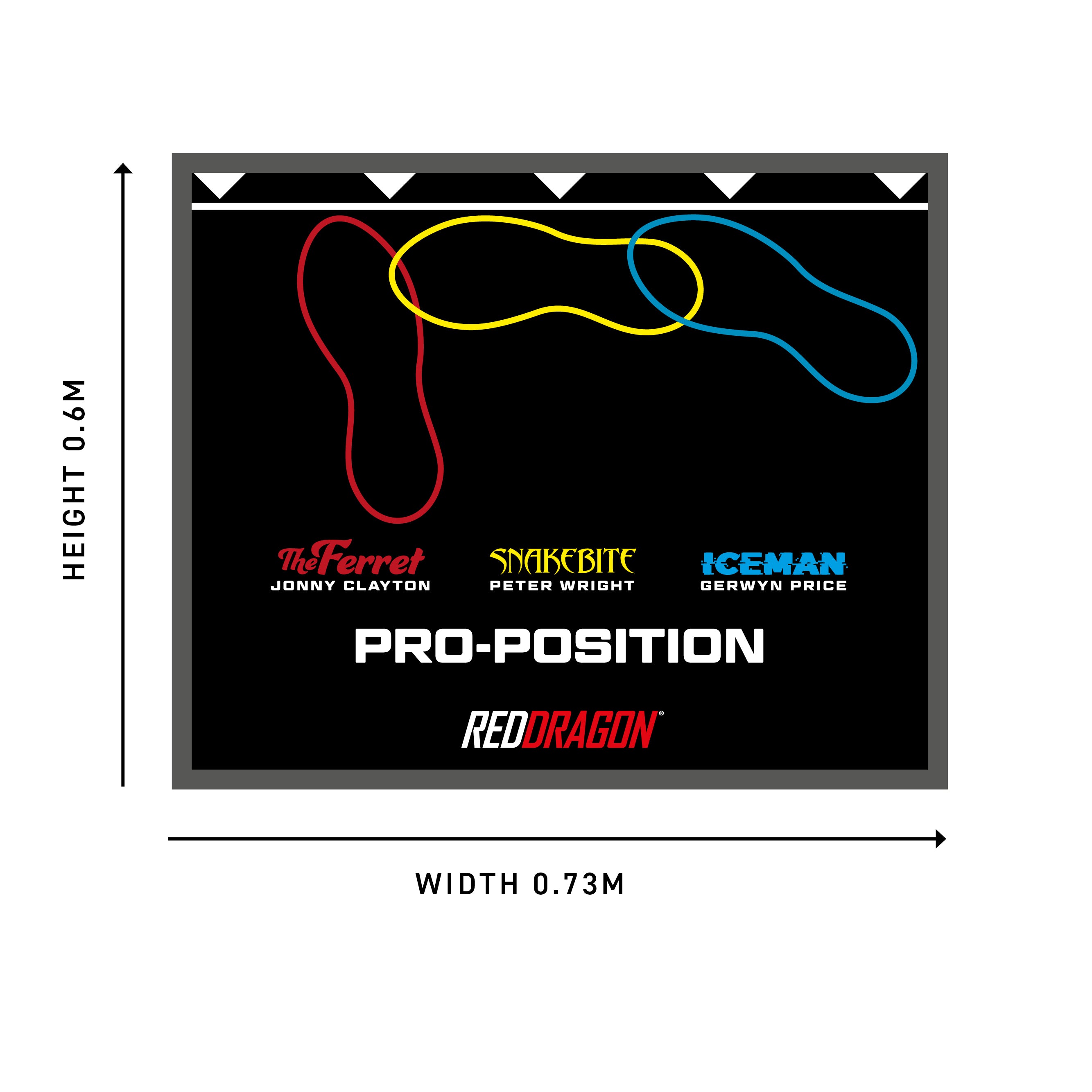 Champions Compact Dart Mat