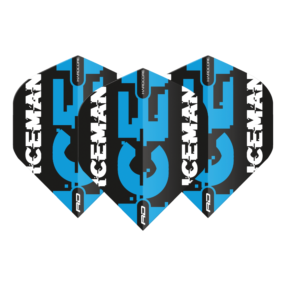 Gerwyn Price Black & Blue Logo  Hardcore Standard