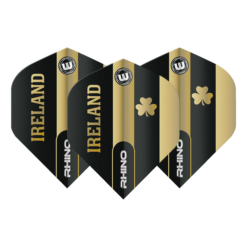 Black & Gold Ireland Rhino Standard