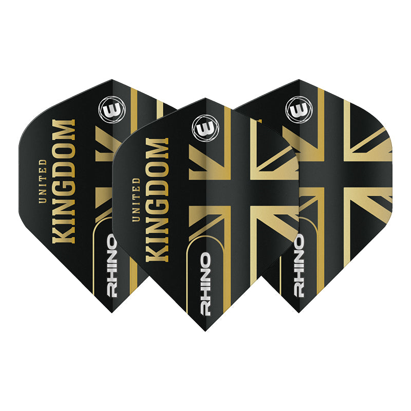 Black & Gold United Kingdom Rhino Standard