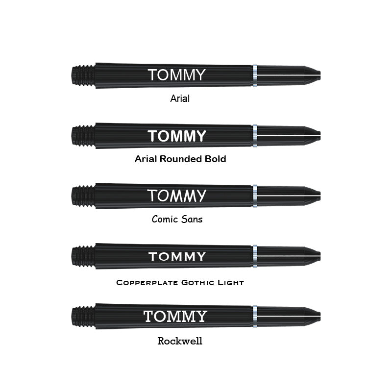 Personalised Shafts - Nylon Medium